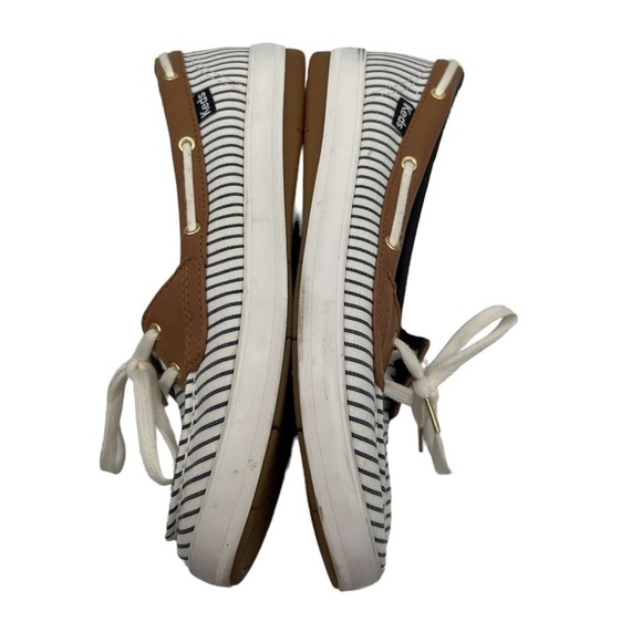 Keds Charter Breton Blue White Striped Boat Shoes Size 7 Women's - Picture 5 of 8